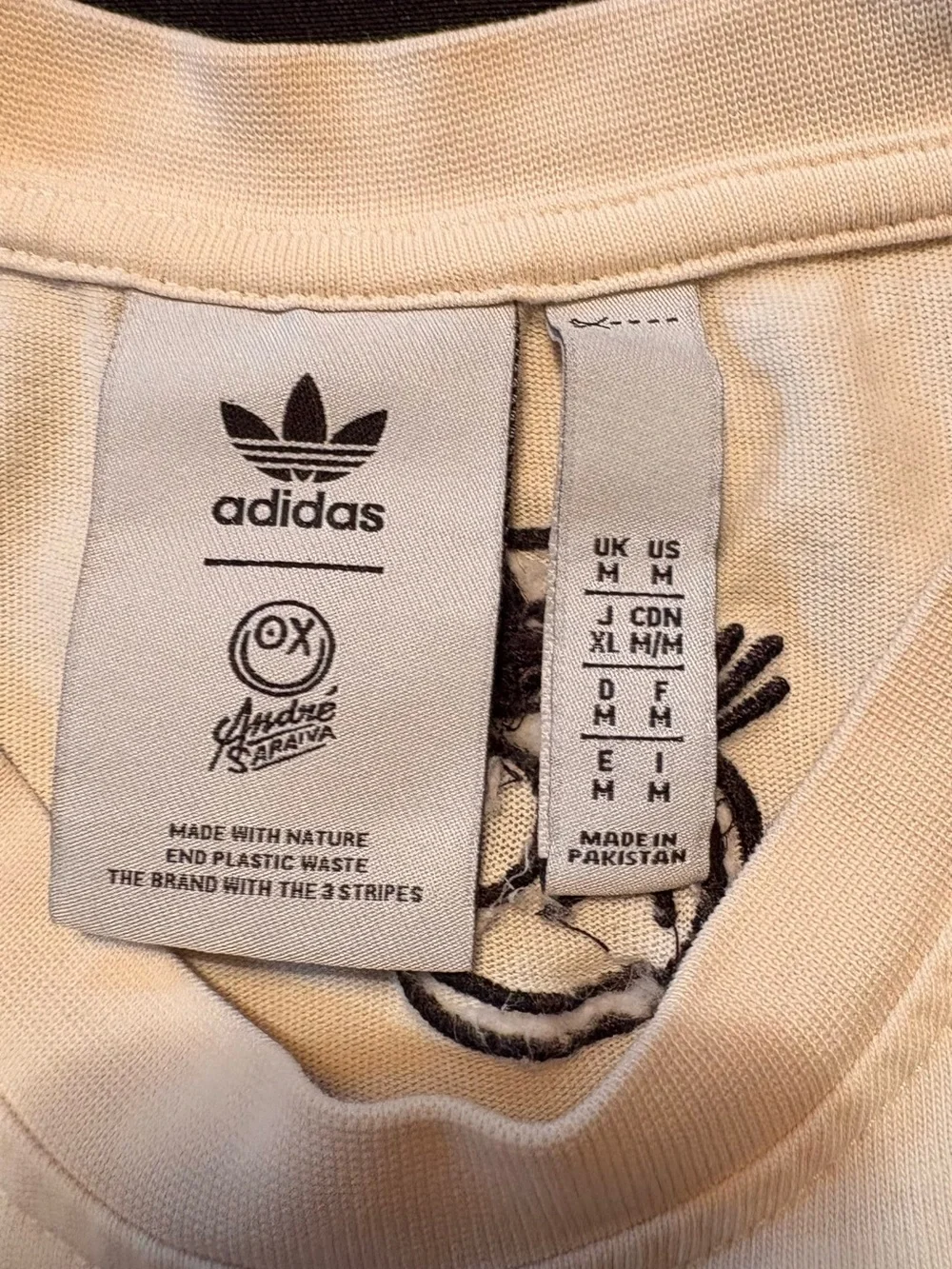 adidas x André Saraiva Cream Graphic Tee